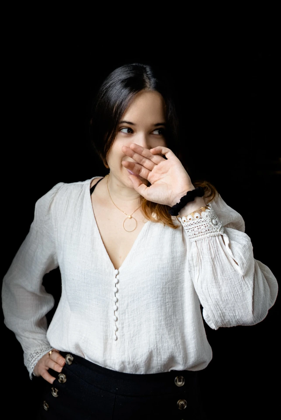 Portrait corporate dirigeante LinkedIn Bordeaux — Intuitio Studio